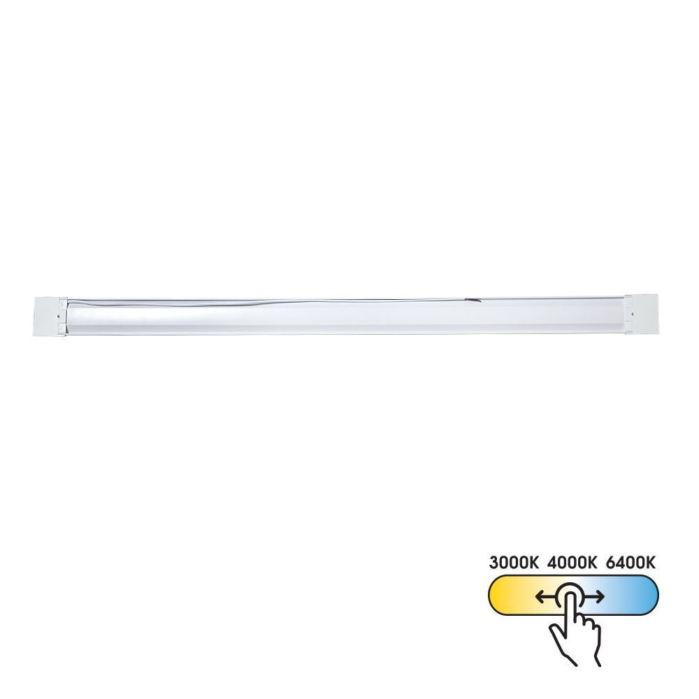 LED линейно осветително тяло FLAT LED ∙ 50W ∙ 1500 mm ∙ CCT-switch ∙ 3000K-4000K-6400K / 005323