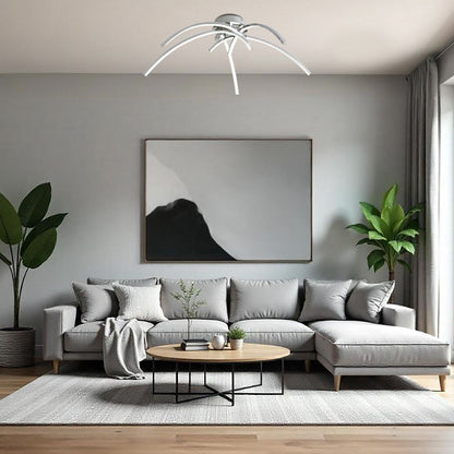 LED ПЛАФОН LOREIN LED ∙ 36W ∙ ХРОМ ∙ CCT-SWITCH ∙ 3000-4000-6400K / 005161