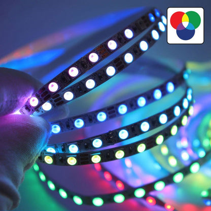 LED ЛЕНТА PIXEL LED ∙ 120 SMD3535 ∙ 24VDC ∙ RGB ∙ 5М / 004975