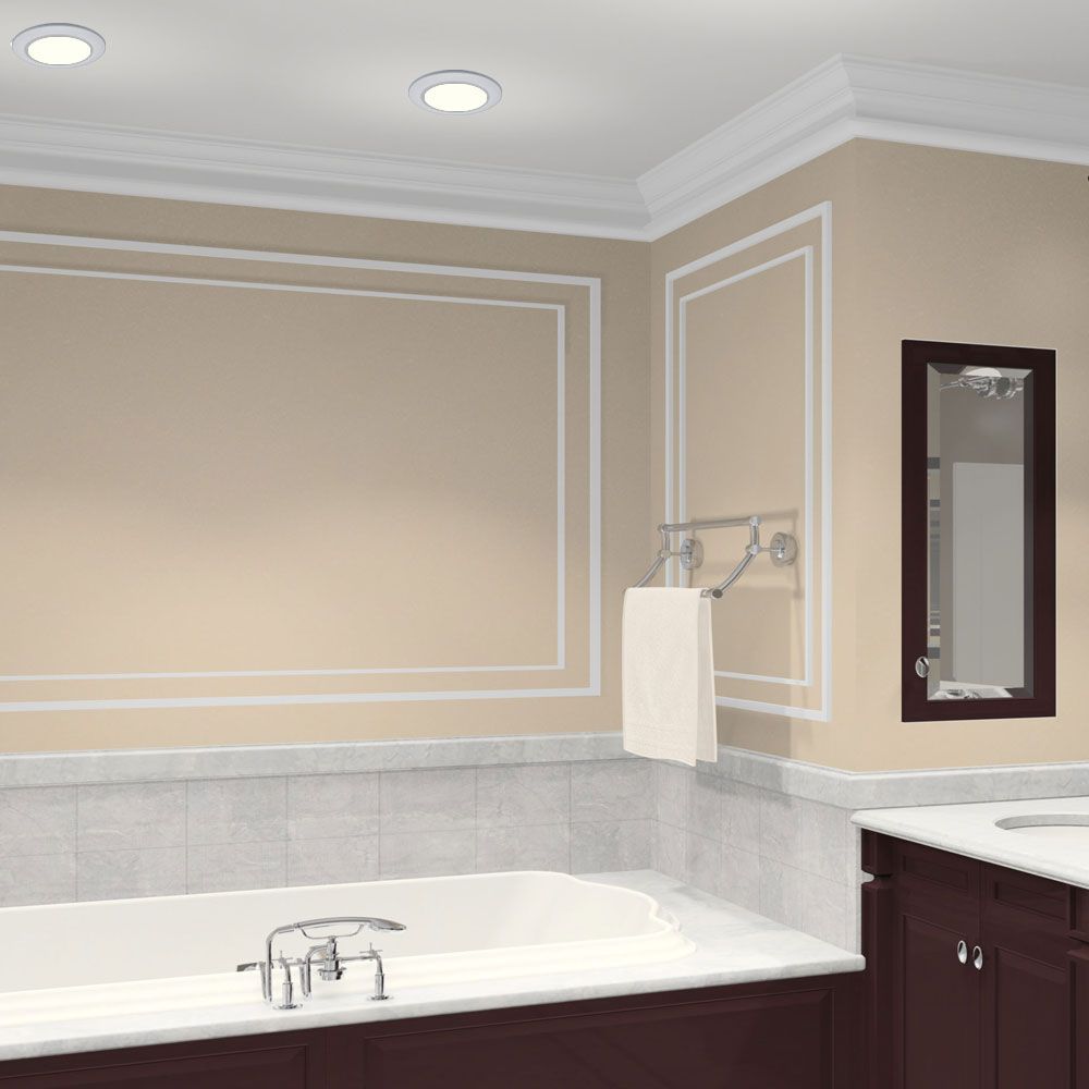 ВЛАГОЗАЩИТЕНА ЛУНА EDI ∙ SL110 ∙ БЯЛА ∙ IP44 / 004475