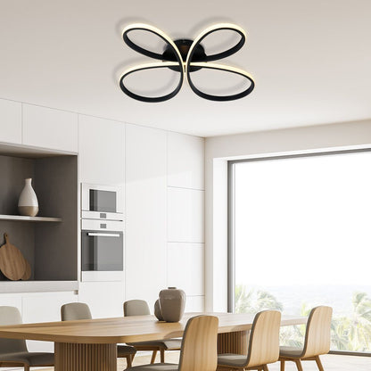 LED плафон BUTTERFLY-C LED ∙ 37W ∙ черен ∙ CCT-switch ∙ 3000-4000-6000K / 005329
