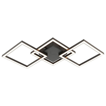 LED ПЛАФОН SONOMA LED ∙ SQ3 ∙ 24W ∙ ЧЕРЕН ∙ 4000K / 005036