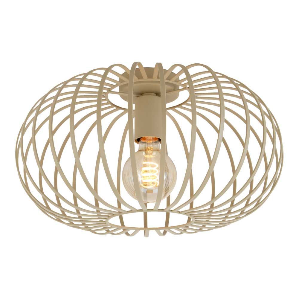 Плафон LAYLA ∙ CL965 ∙ 1xE27 ∙ метал+PVC ∙ бежово / 005285