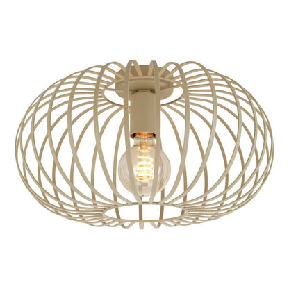 Плафон LAYLA ∙ CL965 ∙ 1xE27 ∙ метал+PVC ∙ бежово / 005285