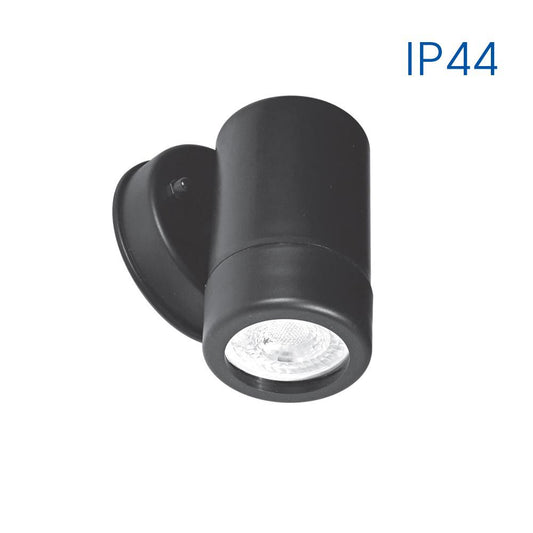 ФАСАДЕН АПЛИК NAVARA ∙ ЕДИНИЧЕН ∙ 1XGU10 ∙ ЧЕРНО ∙ IP44 / 004648