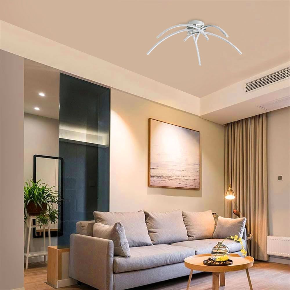 LED ПЛАФОН LOREIN LED ∙ 36W ∙ ХРОМ ∙ CCT-SWITCH ∙ 3000-4000-6400K / 005161