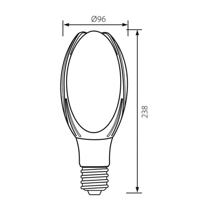 LED ЛАМПА MARS LED ∙ 40W ∙ 5200LM ∙ E40 ∙ 4000K / 004004