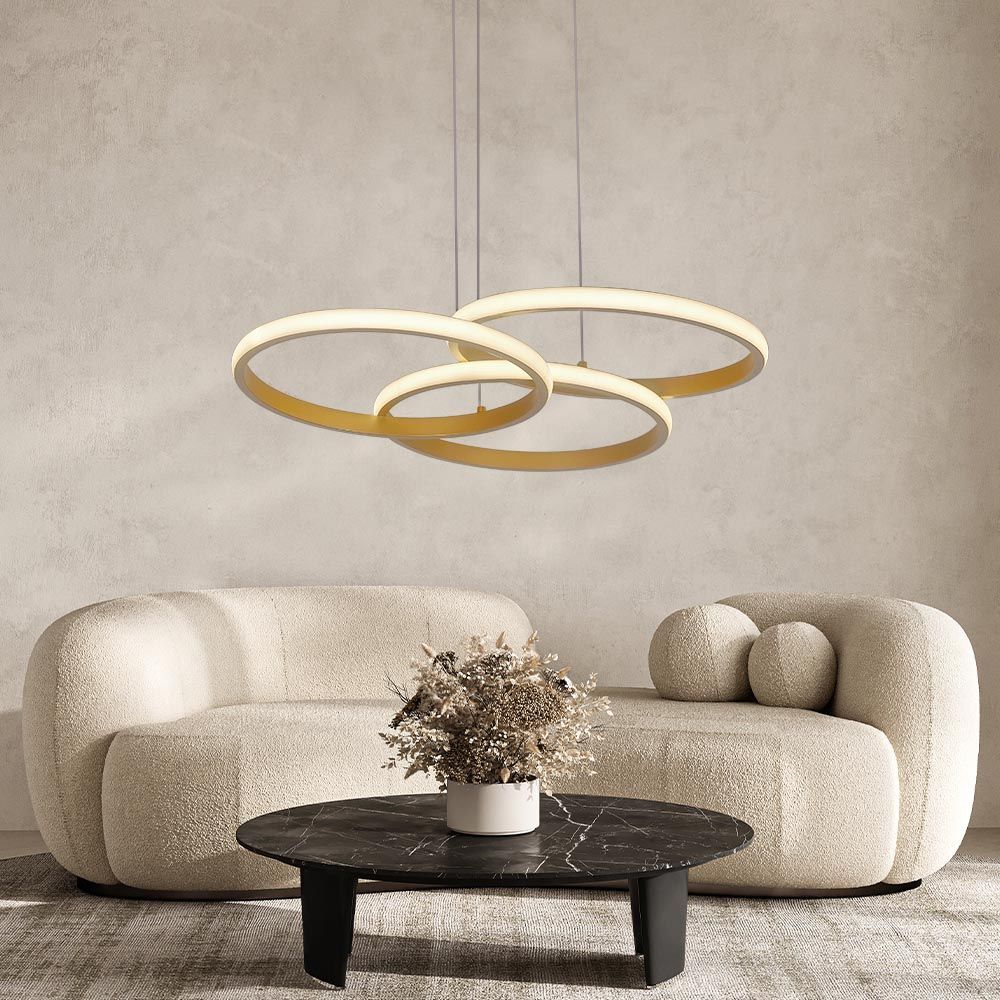 LED полилей MEDELIN-P LED ∙ 38W ∙ злато ∙ CCT ∙ 3000-4000-6000K / 005331