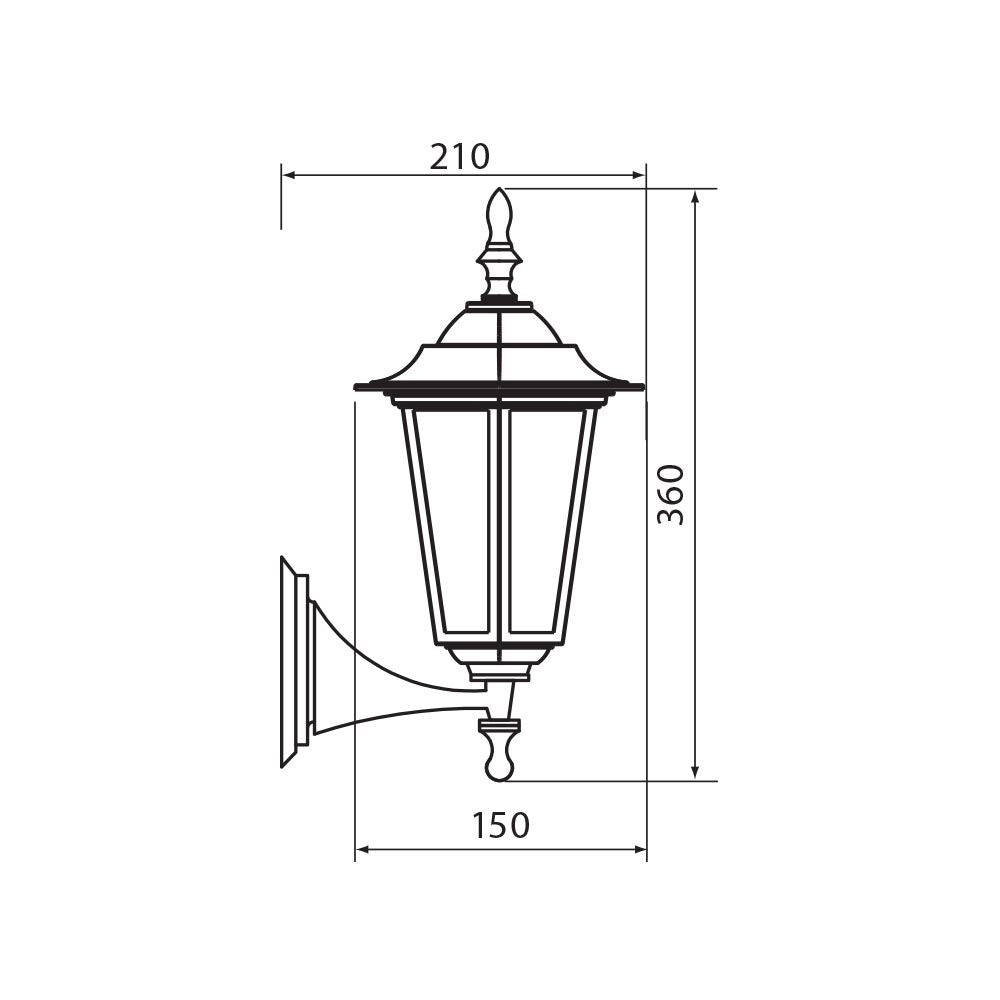 ФЕНЕР MARIBOR ∙ WU001 ∙ ЧЕРЕН ∙ IP44 / 004187