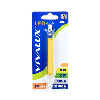 LED ЛАМПА ARA LED ∙ 8W ∙ 1050LM ∙ R7S ∙ 4000K / 004433