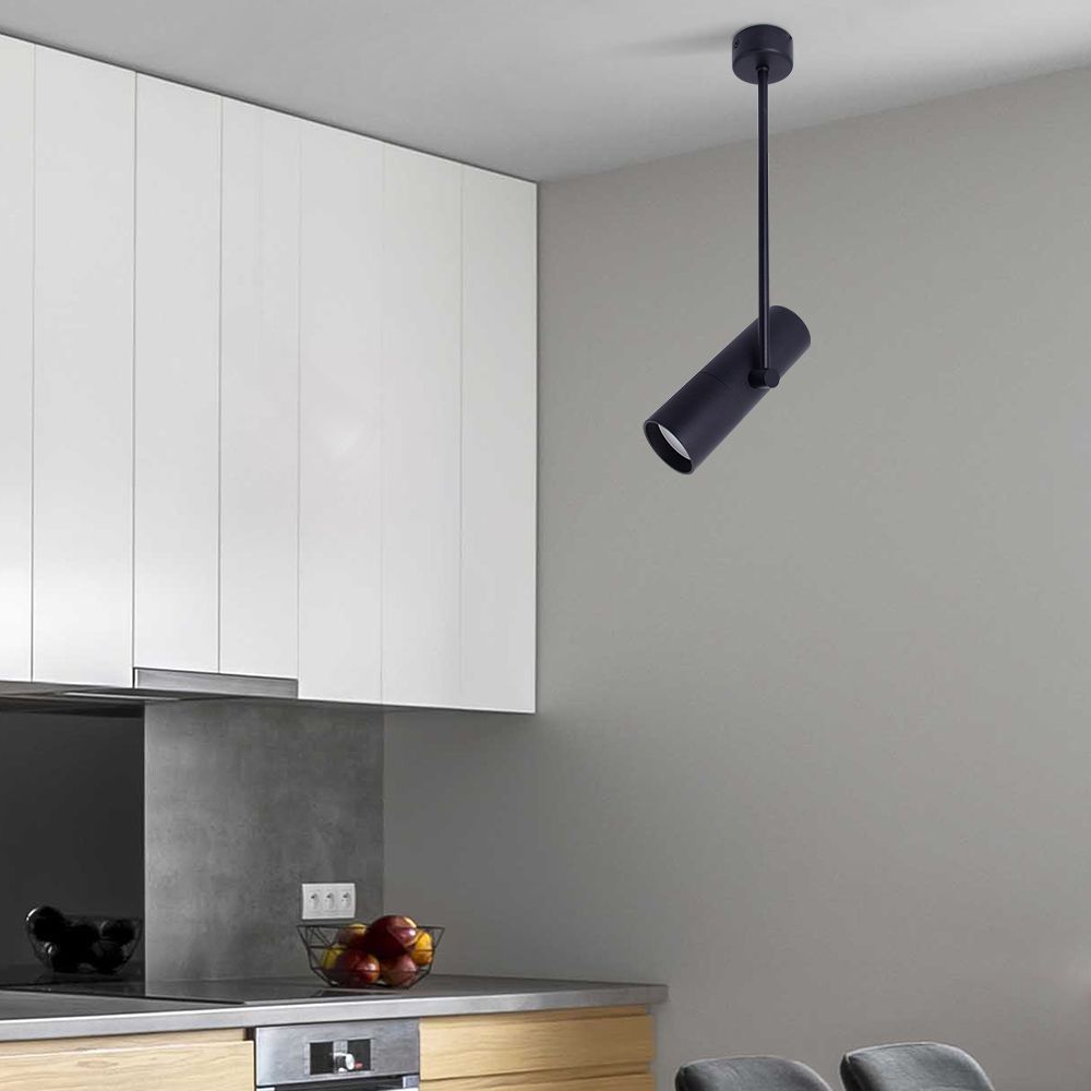 СПОТ ЗА ВЪНШЕН МОНТАЖ SP710 BK LUX ∙ ЧЕРЕН ∙ GU10 / 004543