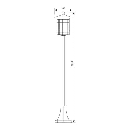 ФЕНЕР MIRADOR ∙ PS011/FE ∙ КАФЯВ ∙ IP44 / 004374