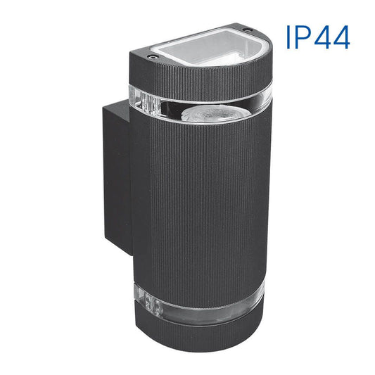 ФАСАДНО ОСВЕТИТЕЛНО ТЯЛО TALIN ∙ 2XGU10 ∙ ЧЕРЕН ∙ IP44 / 004261