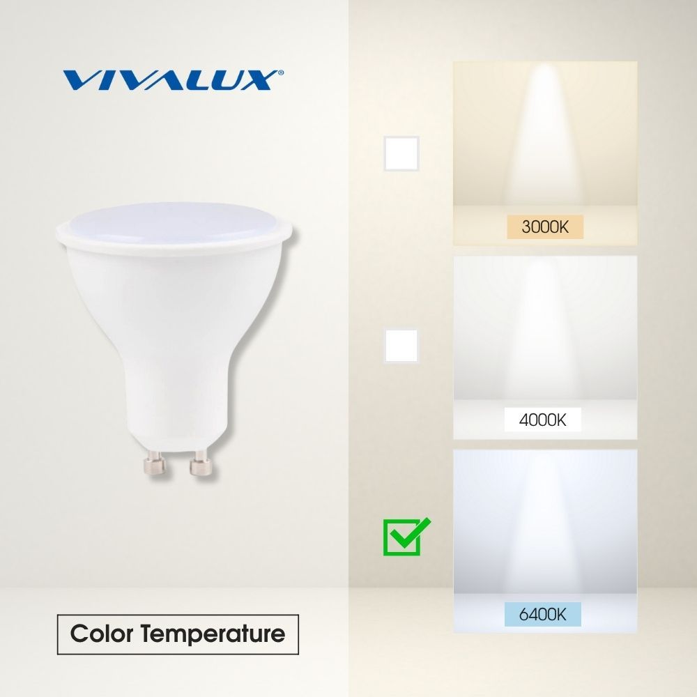 LED ЛАМПА XARD LED ∙ JDR ∙ 5W ∙ 350LM ∙ GU10 ∙ 6400K / 003342