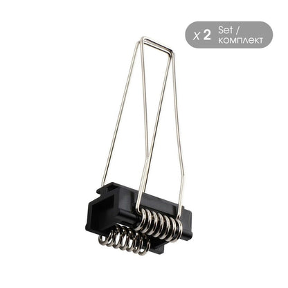 SLIM25 КЛИПС ЗА РЕЛСА ЗА ВГРАЖДАНЕ CLIPTRACK ∙ ЧЕРЕН / 004943