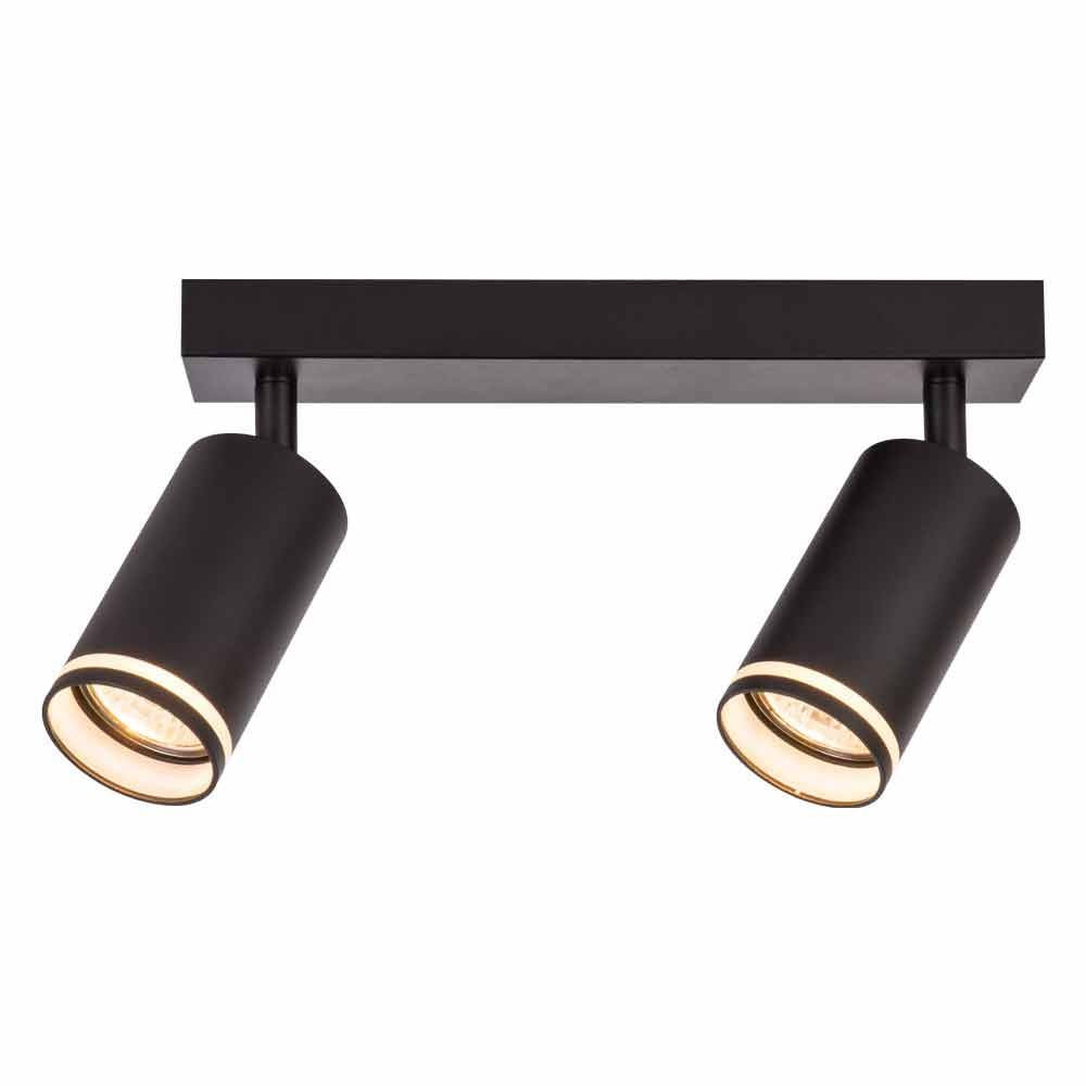 ЛИНЕЕН СПОТ ЗА ТАВАН SP732-2L BK KING ∙ ЧЕРЕН ∙ 2XGU10 / 004794
