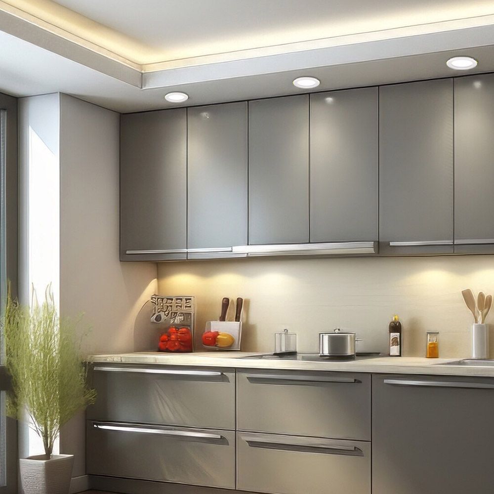 ВЛАГОЗАЩИТЕНА LED ЛУНА ЗА ВГРАЖДАНЕ PUNTO LED ∙ 6W ∙ БЯЛ ∙ 3000K / 003556