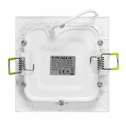 LED ПАНЕЛ GRID LED ∙ 6W ∙ 400LM ∙ БЯЛ ∙ 4000K / 003394