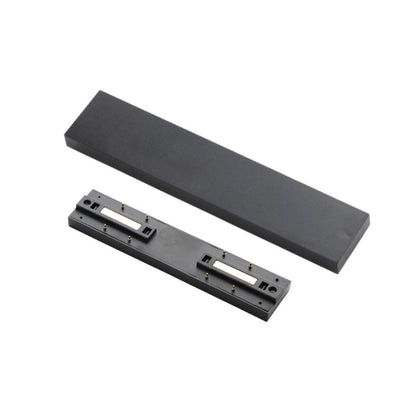 SLIM25 ЕЛЕКТРИЧЕСКИ МАГНИТЕН КОНЕКТОР 180° I-TRACK ∙ ЧЕРЕН / 004938