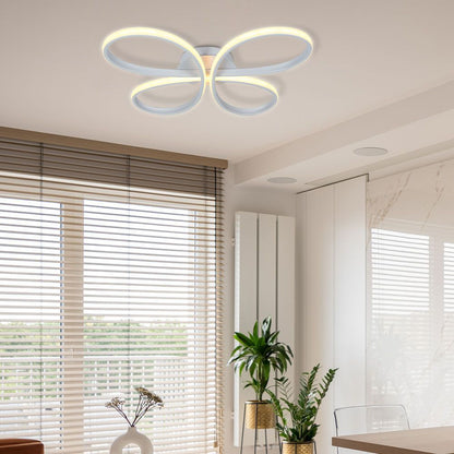 LED плафон BUTTERFLY-C LED ∙ 37W ∙ бял ∙ CCT-switch ∙ 3000-4000-6000K / 005327