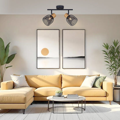 СПОТ BRIA ∙ SP792 ∙ 2XE27 ∙ МРЕЖА ∙ ЧЕРЕН / 005086