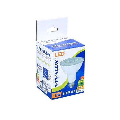 РЕФЛЕКТОРНА LED ЛАМПА BLAST LED ∙ PAR30 ∙ 12W ∙ 900LM ∙ E27 ∙ 3000K / 004101
