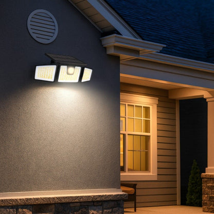 СОЛАРНО ФАСАДНО LED ТЯЛО СЪС СЕНЗОР BAT SOLAR LED ∙ PIR ∙ 7W ∙ 6400K ∙ IP44 / 005144