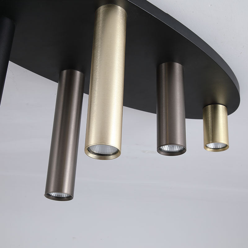 Кръгъл плафон SearchLight Tubes 50571-6BK