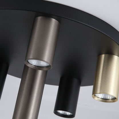 Кръгъл плафон SearchLight Tubes 50570-6BK