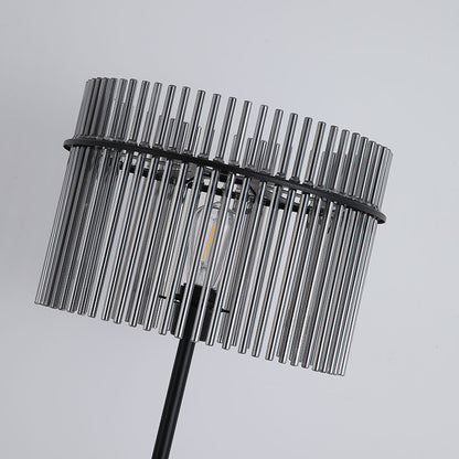 Лампион с абажур от опушено стъкло SearchLight Swizzle EU55626SM