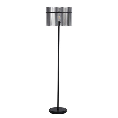 Лампион с абажур от опушено стъкло SearchLight Swizzle EU55626SM