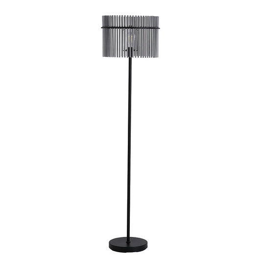 Лампион с абажур от опушено стъкло SearchLight Swizzle EU55626SM