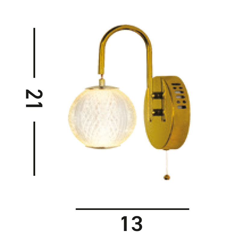 LED Аплик SearchLight Allure 51481SB