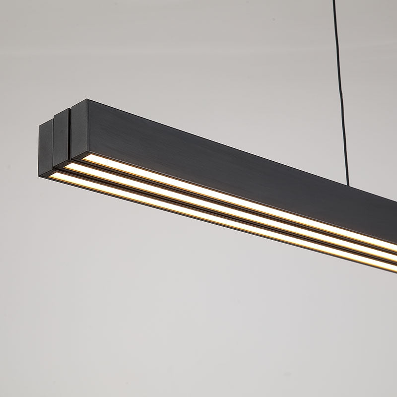 LED Линеен полилей черен Searchlight  Linear 88520BK