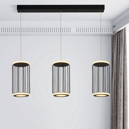 LED линеен полилей SearchLight Circolo 54212-3BK