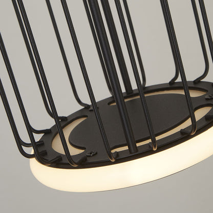LED линеен полилей SearchLight Circolo 54212-3BK