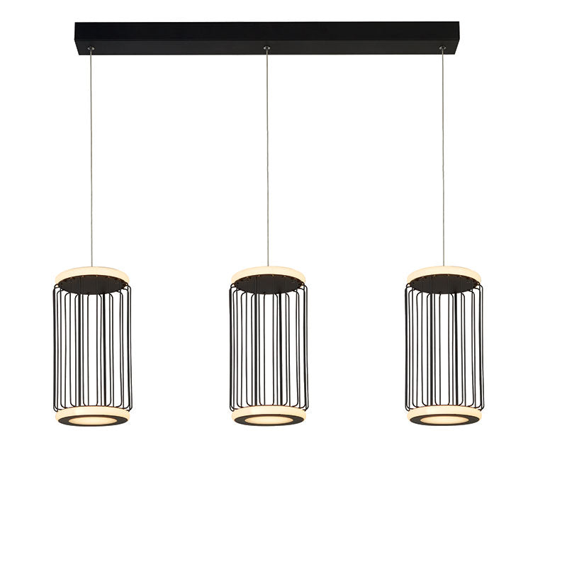 LED линеен полилей SearchLight Circolo 54212-3BK
