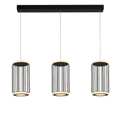 LED линеен полилей SearchLight Circolo 54212-3BK