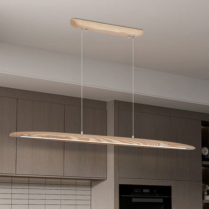 LED Линеен полилей от дърво Kenzie 31501NA