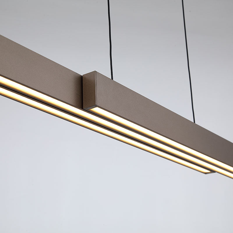 LED Линеен полилей цвят лате Searchlight  Linear 88520LT