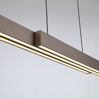 LED Линеен полилей цвят лате Searchlight  Linear 88520LT