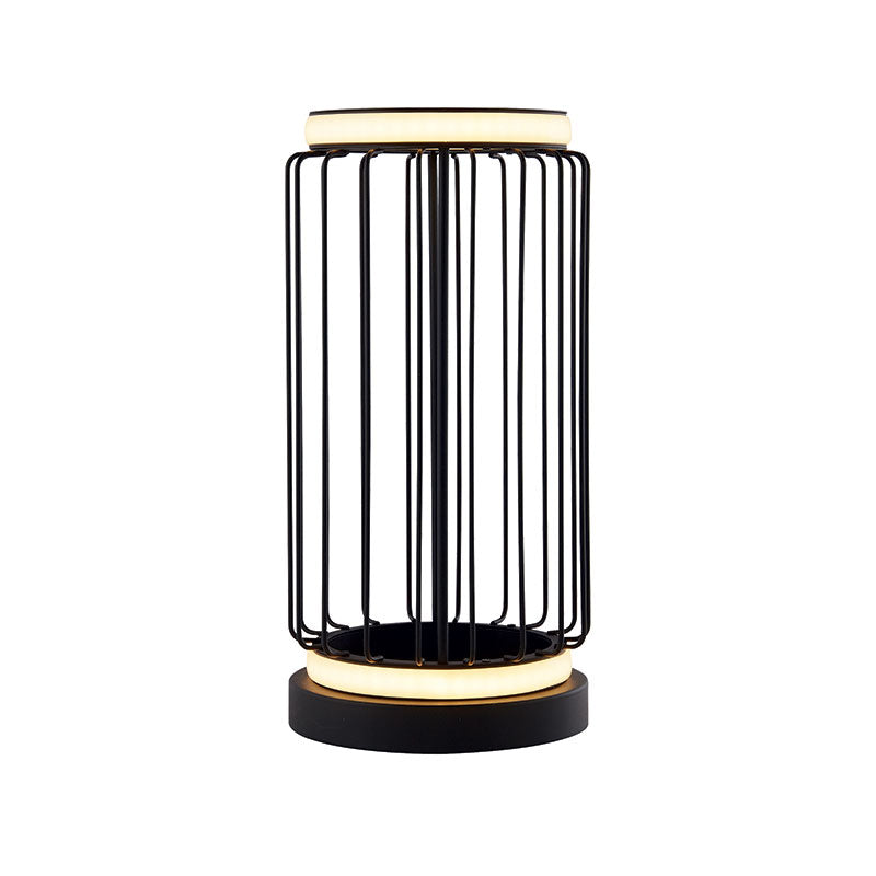 LED настолна лампа SearchLight Circolo EU54210-1BK