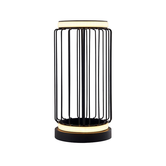 LED настолна лампа SearchLight Circolo EU54210-1BK