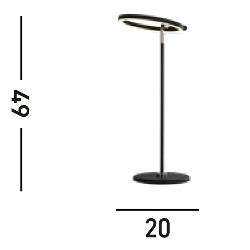 LED Настолна лампа SearchLight Space EU32802BK