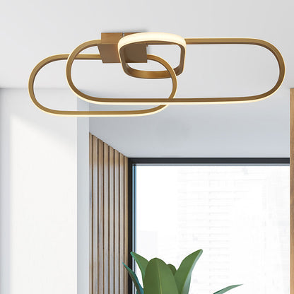 LED плафон SearchLight Clip 61774GO