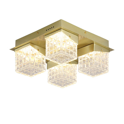 LED Плафон SearchLight Cuboid 33640-4SB