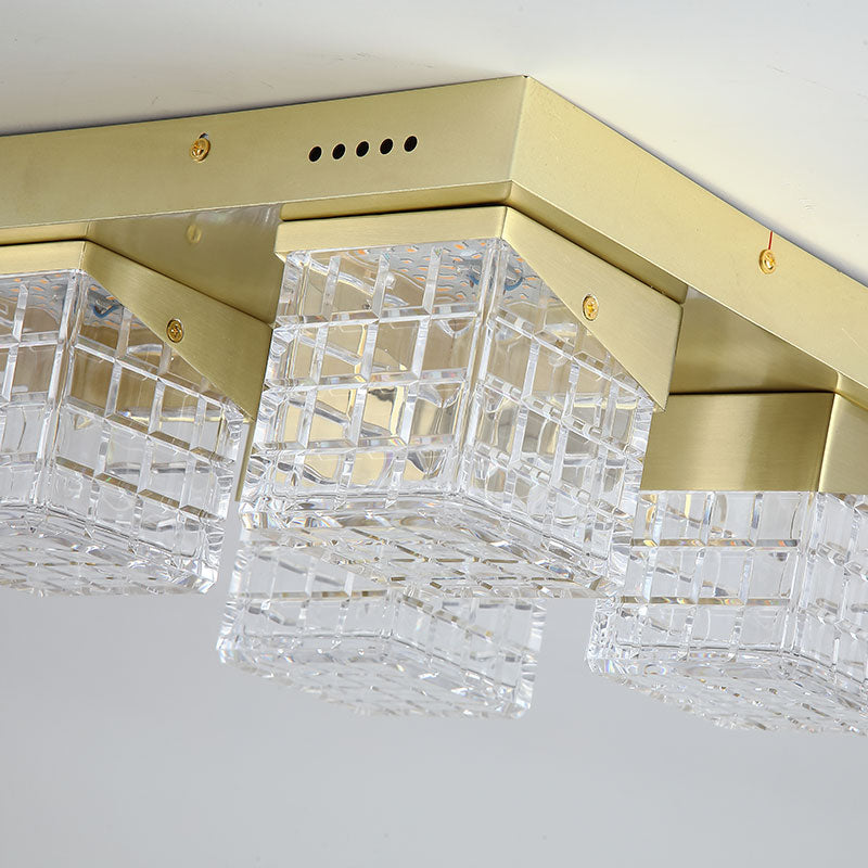 LED Плафон SearchLight Cuboid 33640-4SB