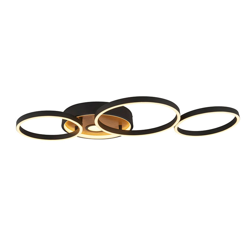 LED Плафон SearchLight Curio 36305-1BK