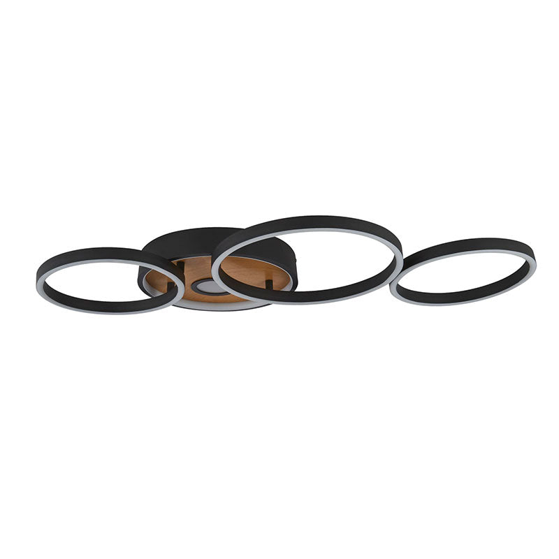 LED Плафон SearchLight Curio 36305-1BK