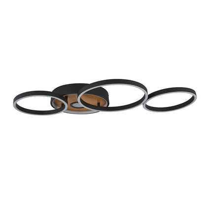 LED Плафон SearchLight Curio 36305-1BK